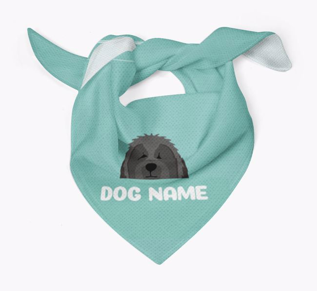 'Peeking Name' - Personalised {breedFullName} Bandana